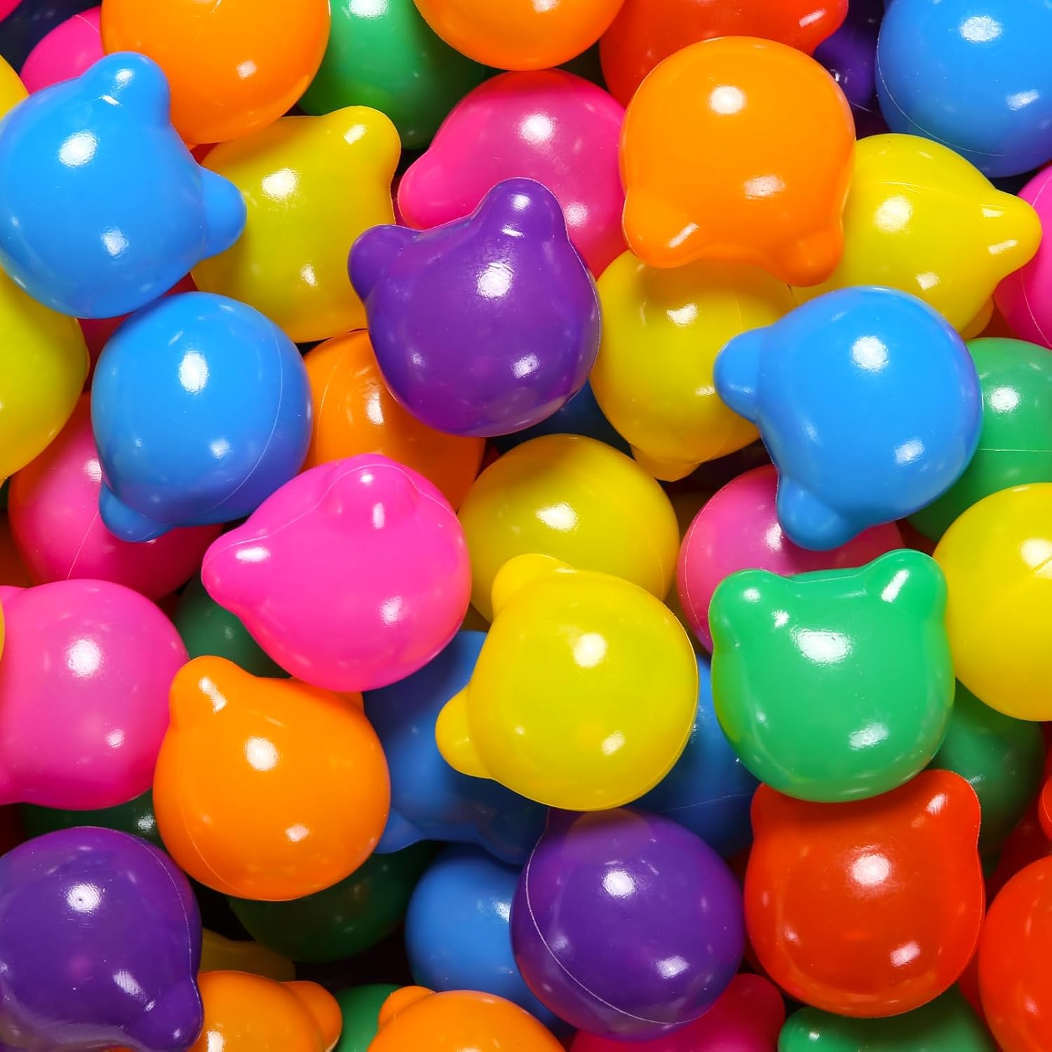 Bear-Shaped Ball Pit Balls